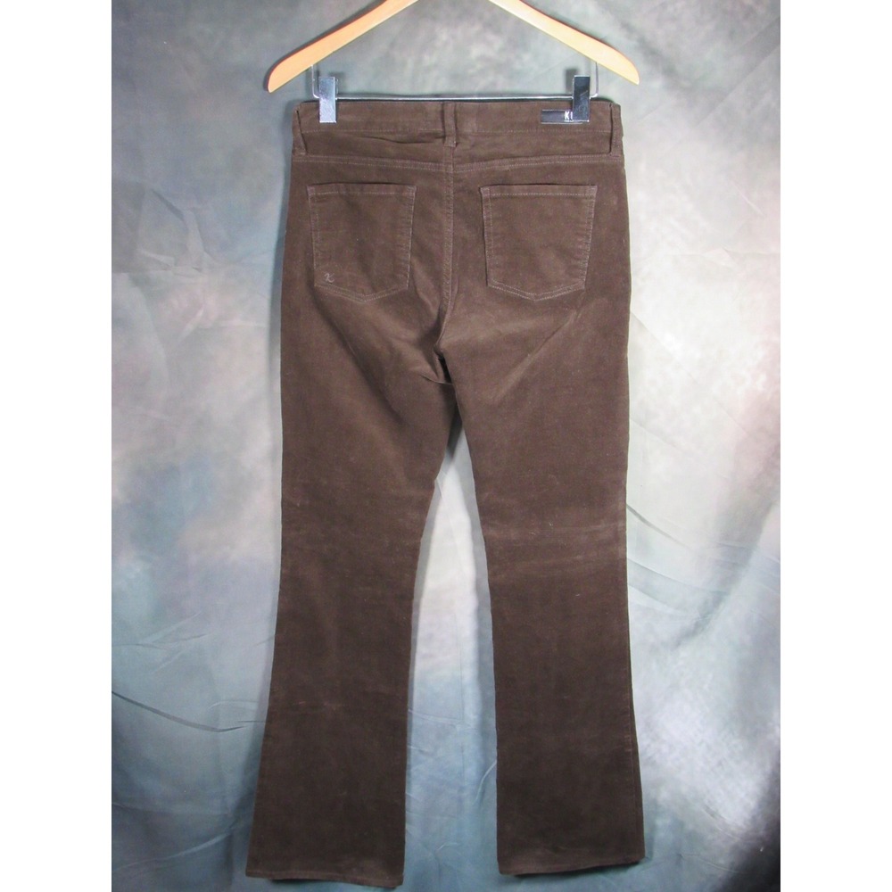 KUT from the Kloth Karen Baby Bootcut Corduroy Pants Brown Size 6 - Picture 3 of 7